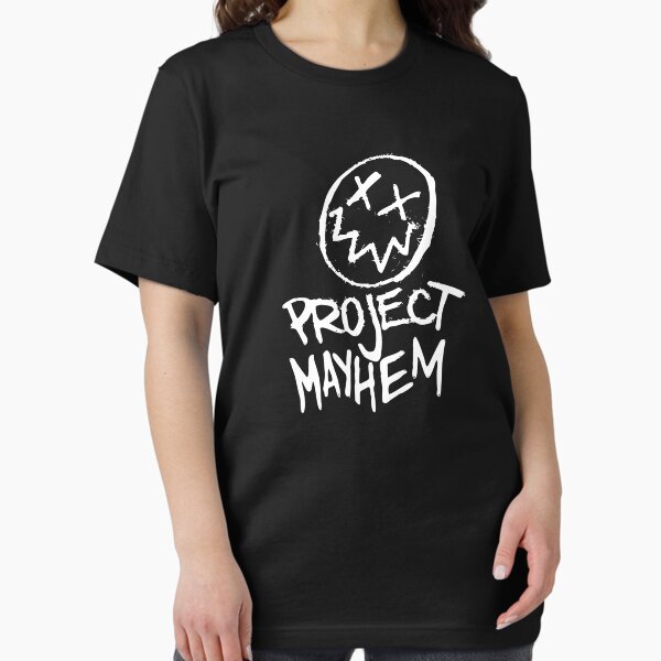 Project Mayhem, white, fight club, Tyler Durden Essential T-Shirt