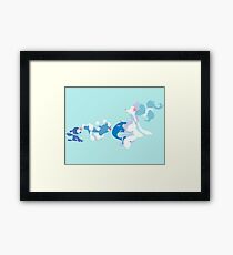 Popplio Evolution Framed Print