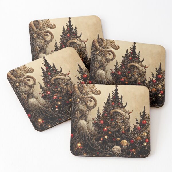 Item preview, Intricate Pagan X-mas Card designed and sold by CartoonrBOY.
