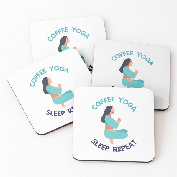 Item preview, Coffee Yoga Sleep Repeat designed and sold by karolaan.