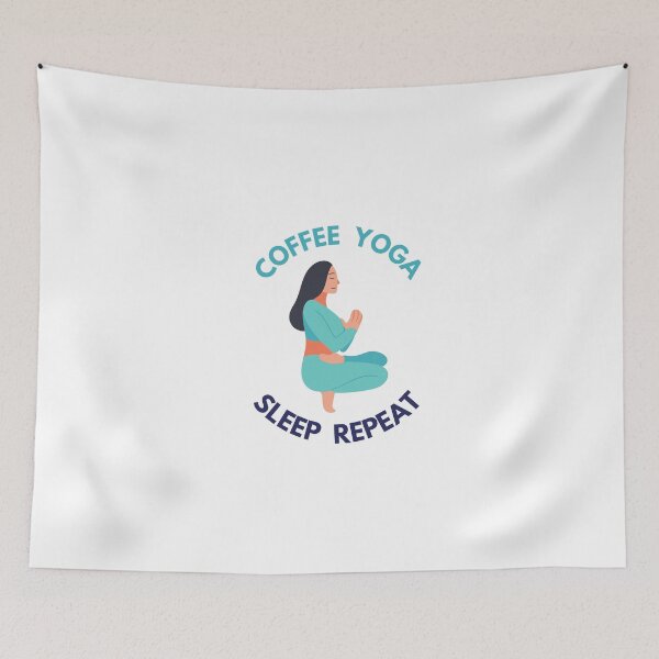 Item preview, Coffee Yoga Sleep Repeat designed and sold by karolaan.