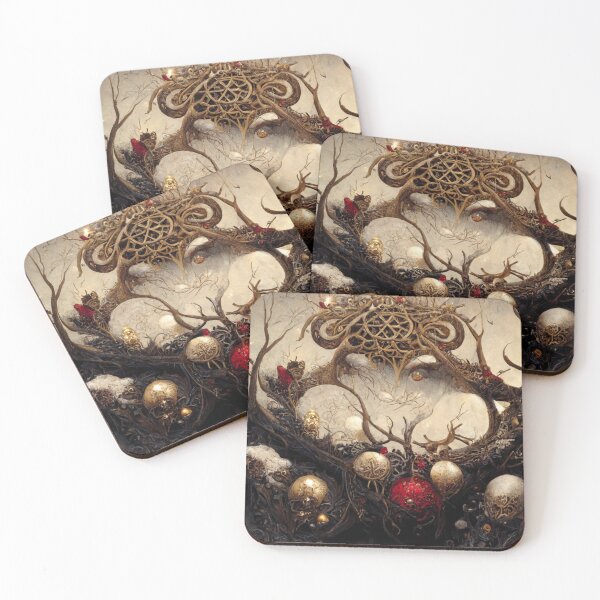 Item preview, Intricate Pagan X-mas Card designed and sold by CartoonrBOY.