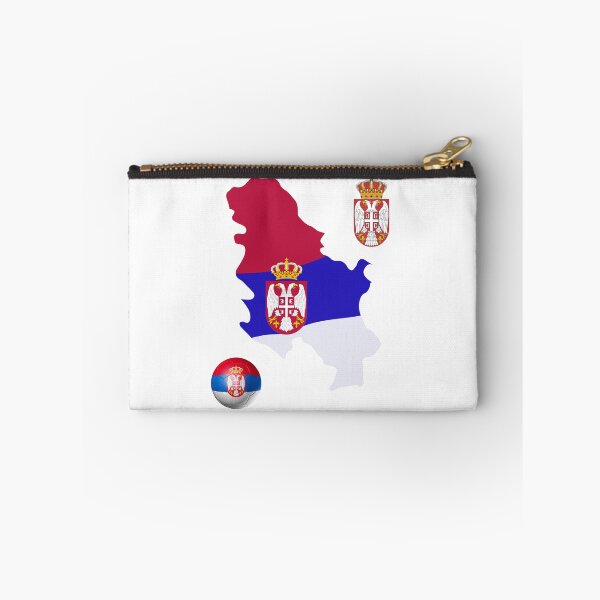 Item preview, Serbian Map Flag designed and sold by Tienda-Vane.