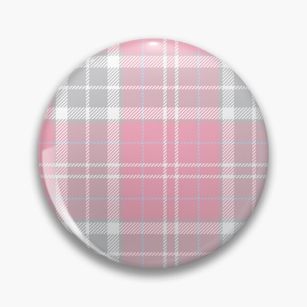 Item preview, Pink & Gray Vintage Checkered Plaid designed and sold by newburyboutique.