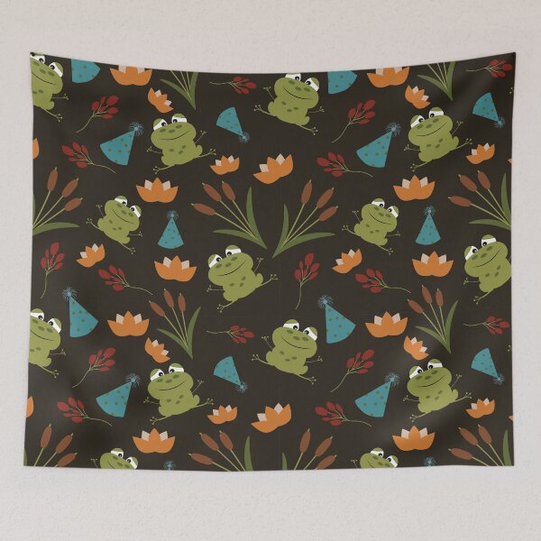 Item preview, Frog Cattails designed and sold by ChantalDesign.