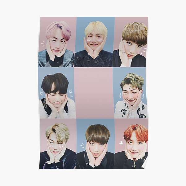 "BTS FANART" Poster by garciatania | Redbubble