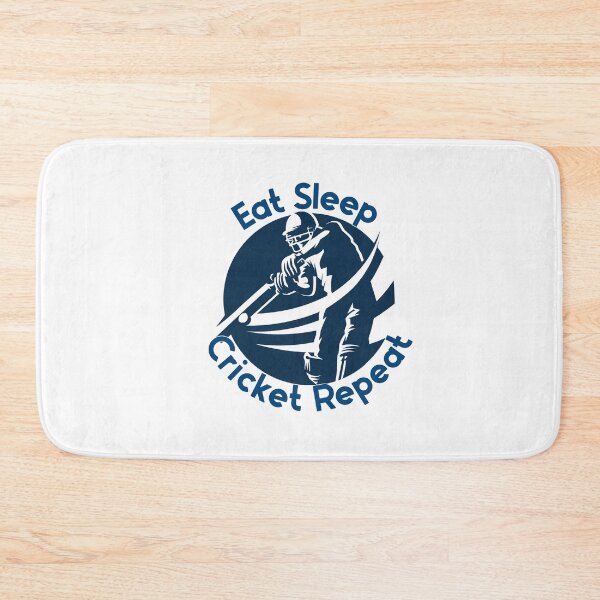 Item preview, Eat Sleep Cricket Repeat designed and sold by nextneveldesign.
