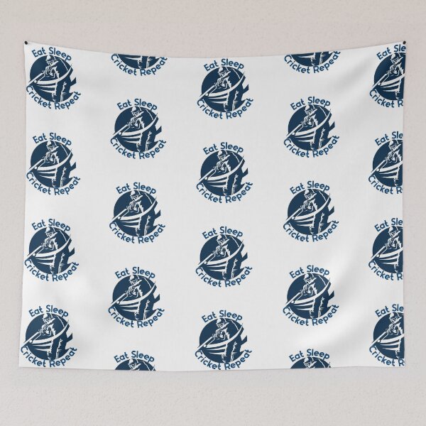 Item preview, Eat Sleep Cricket Repeat designed and sold by nextneveldesign.