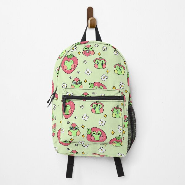 Item preview, Cute Kawaii Pastel Color Frog with a Strawberry #6 designed and sold by Annisa Yuwanda.