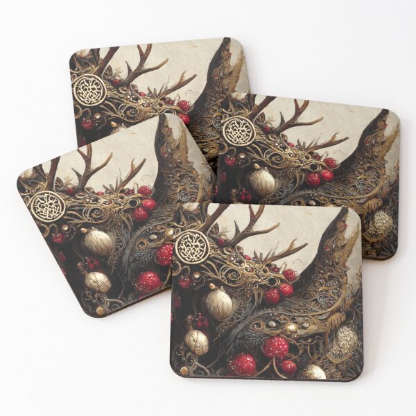 Item preview, Intricate Pagan X-mas Card designed and sold by CartoonrBOY.