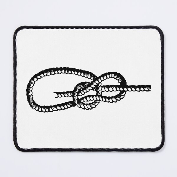 Item preview, Thicc Bowline, Black on White designed and sold by TheTautLine.