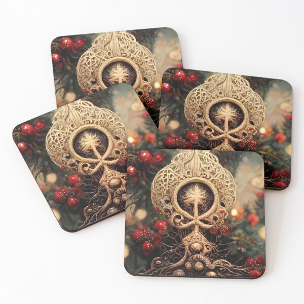 Item preview, Intricate Pagan X-mas Card designed and sold by CartoonrBOY.