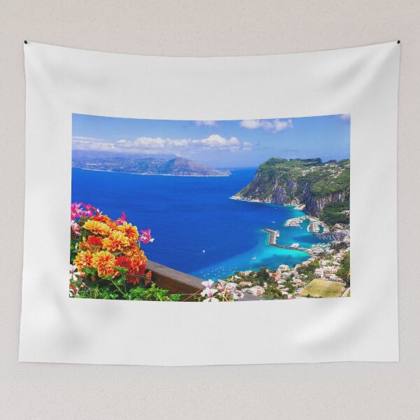 Item preview, Capri, Italy, Beautiful Bright Blue Ocean Views designed and sold by newburyboutique.
