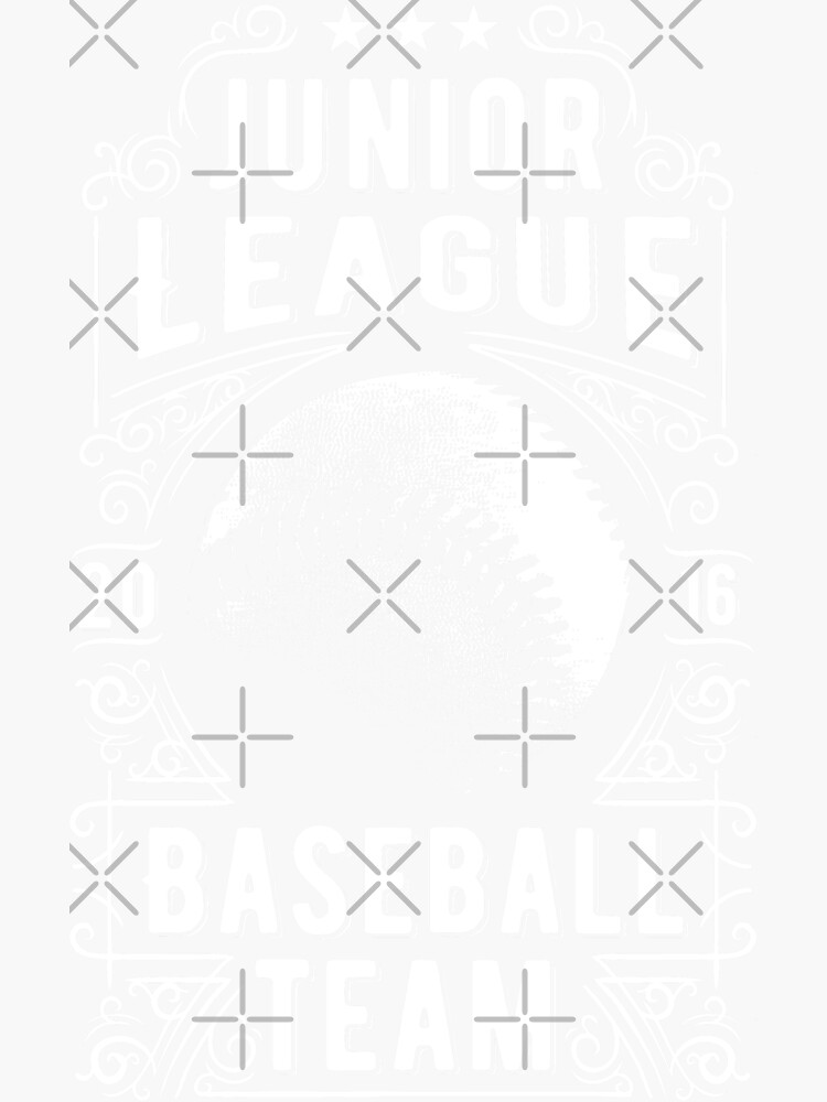 "Junior League Baseball Team " Sticker for Sale by JakeRhodes Redbubble