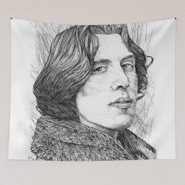 Item preview, OSCAR WILDE pencil portrait .1 designed and sold by lautir.