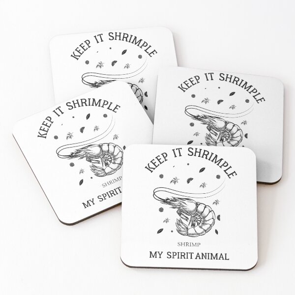 Item preview, Keep it Shrimple ! Shellfish, Shrimp Seafood Lovers designed and sold by Raiko-art.