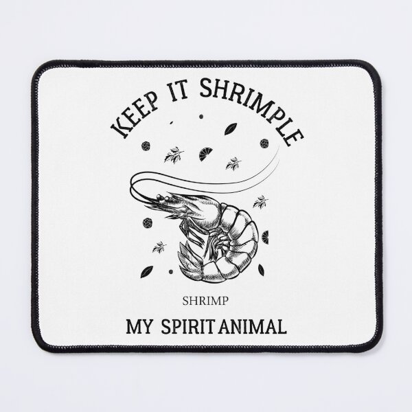 Item preview, Keep it Shrimple ! Shellfish, Shrimp Seafood Lovers designed and sold by Raiko-art.
