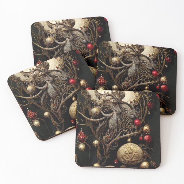 Item preview, Intricate Pagan X-mas Card designed and sold by CartoonrBOY.