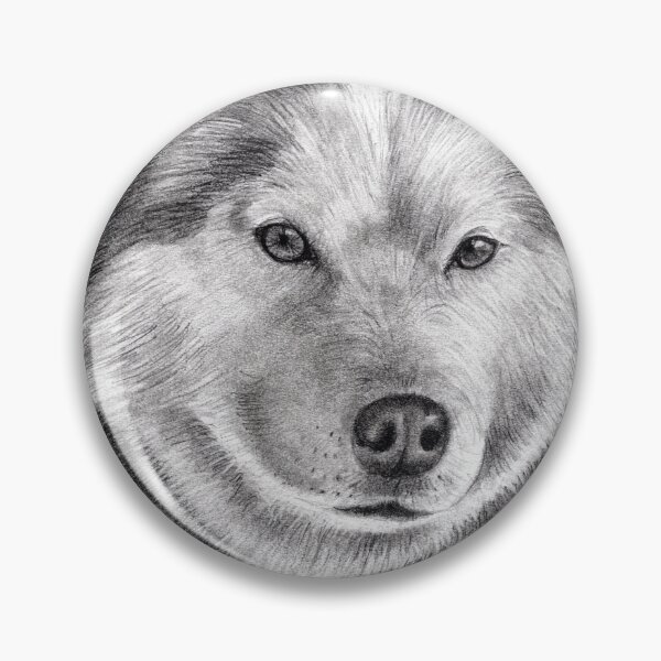 Artikelvorschau, Porträt eines Huskys entworfen und verkauft von SylvieG18.