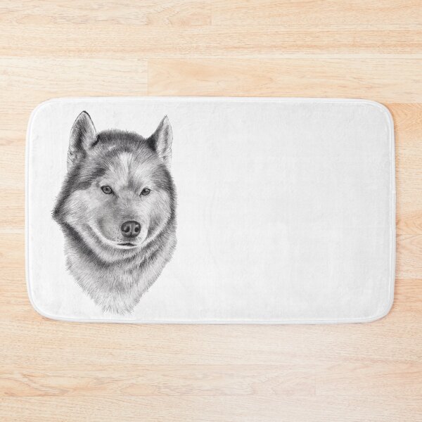 Artikelvorschau, Porträt eines Huskys entworfen und verkauft von SylvieG18.