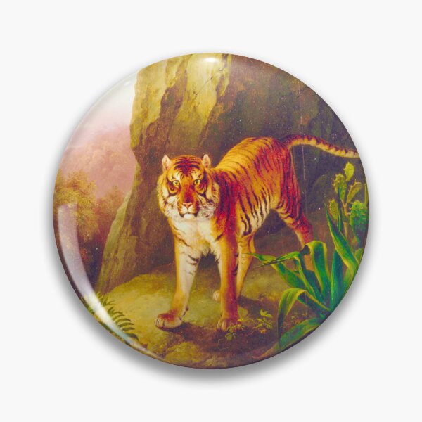 Item preview, Tiger in a Cave by Jacques-Laurent Agasse (digitally enhanced)  designed and sold by Amanda1775.