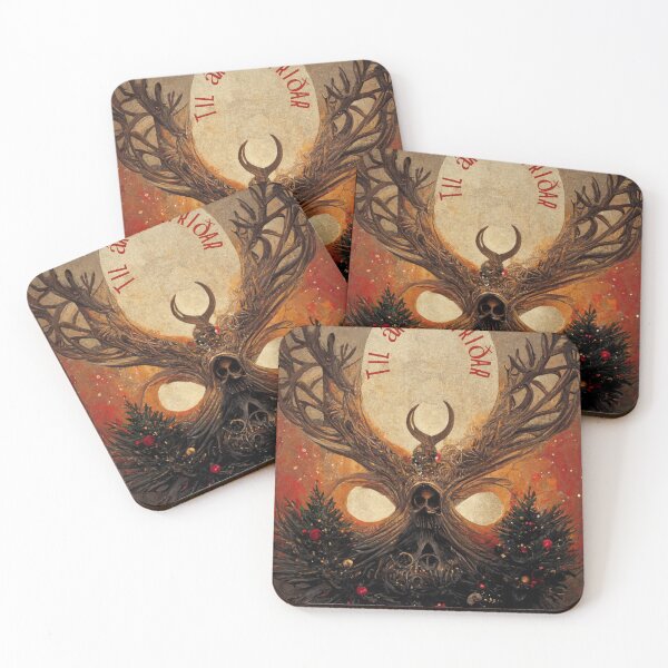 Item preview, Intricate Pagan X-mas Card designed and sold by CartoonrBOY.
