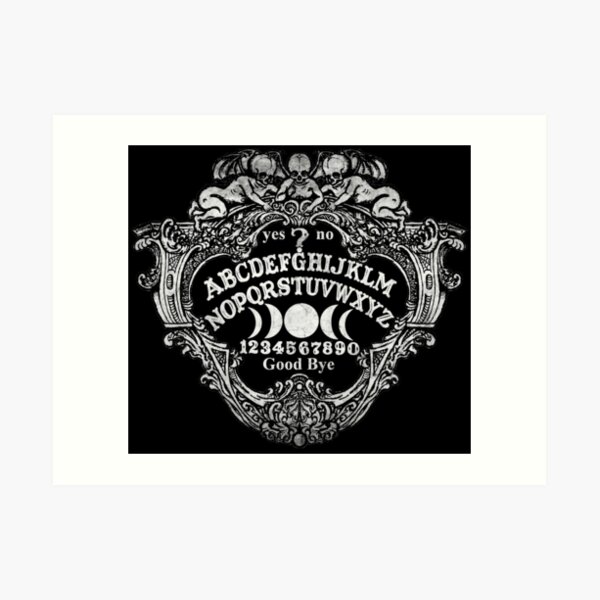 Death Cherub Witch Board Art Print