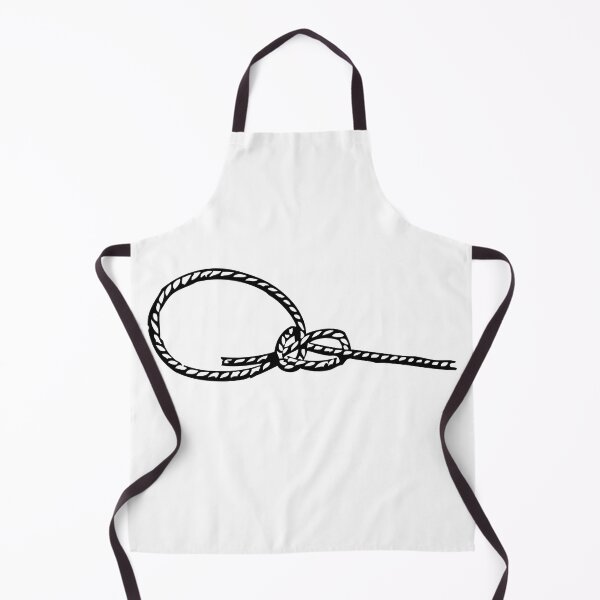 Item preview, Thin Bowline, Black on White designed and sold by TheTautLine.
