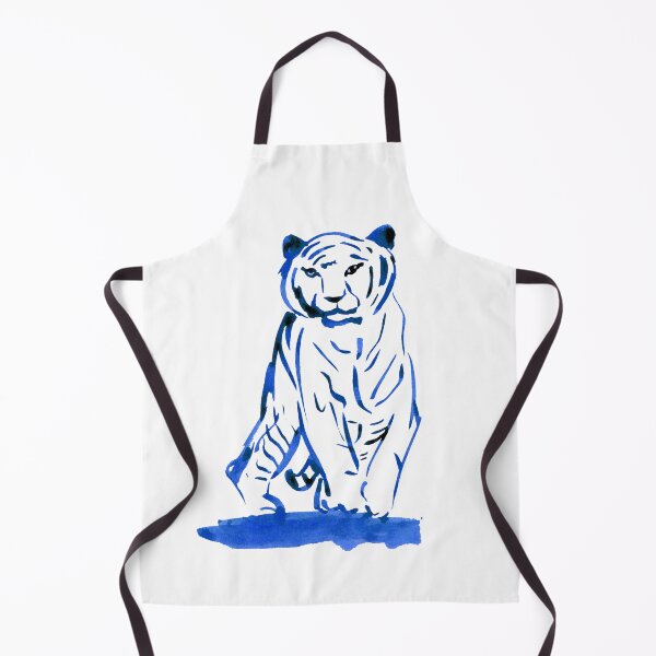 Item preview, Approaching Tiger - Blue designed and sold by Niina Niskanen.