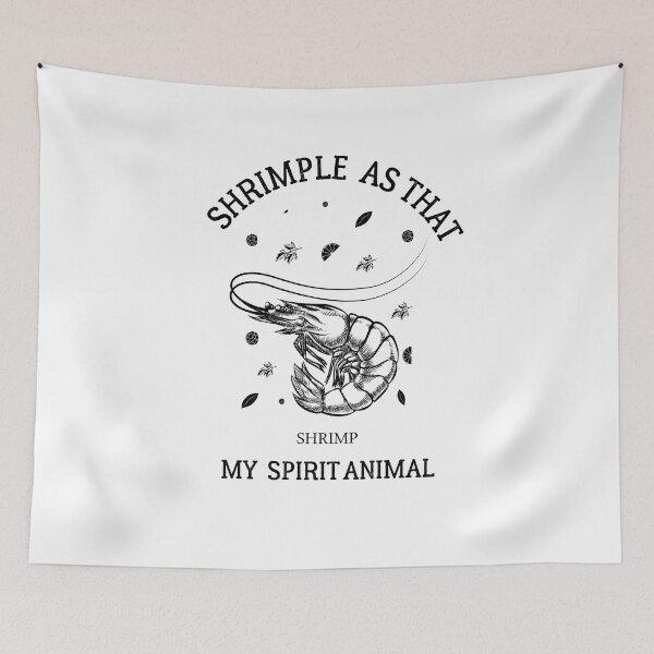 Item preview,  Shrimple As That  ! Shellfish, Shrimp Seafood Lovers designed and sold by Raiko-art.