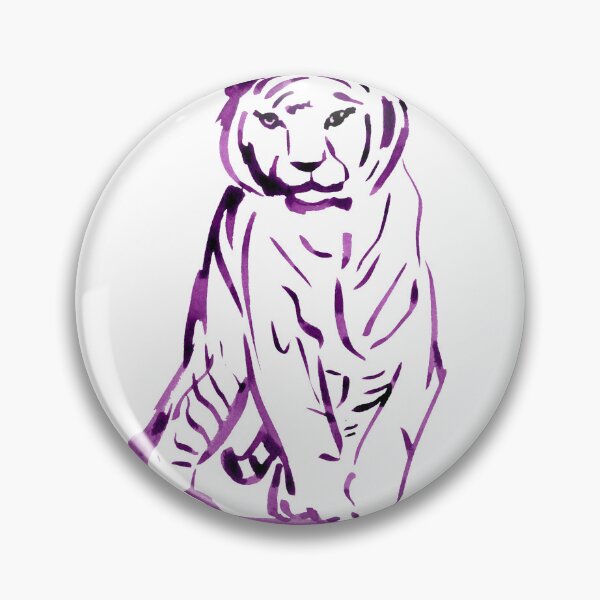 Item preview, Approaching Tiger - Purple  designed and sold by Niina  Niskanen.