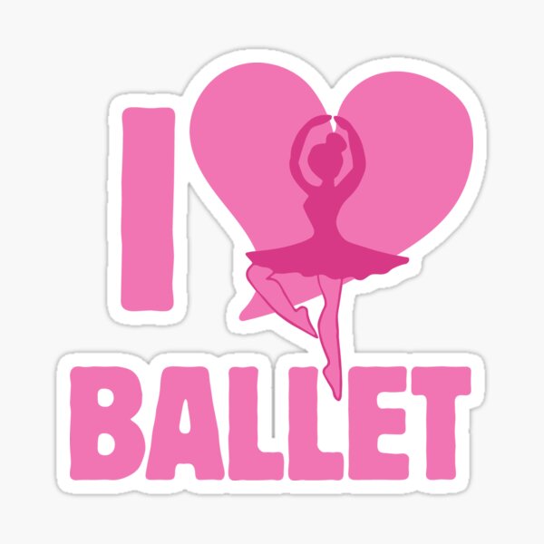 Item preview, I love Ballet designed and sold by Boog Monst .