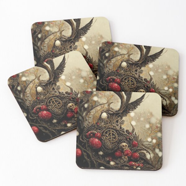Item preview, Intricate Pagan X-mas Card designed and sold by CartoonrBOY.