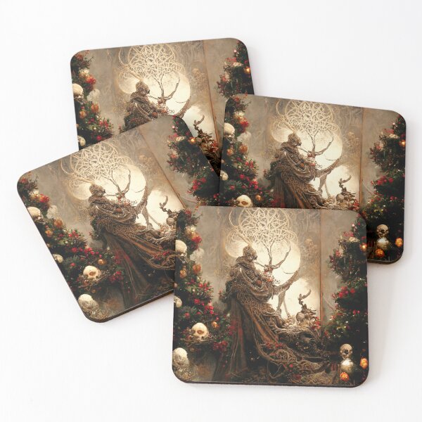 Item preview, Intricate Pagan X-mas Card designed and sold by CartoonrBOY.