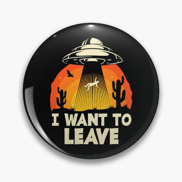 Item preview, I Want To Leave Alien Lover Funny UFO designed and sold by ArcWarden-art.