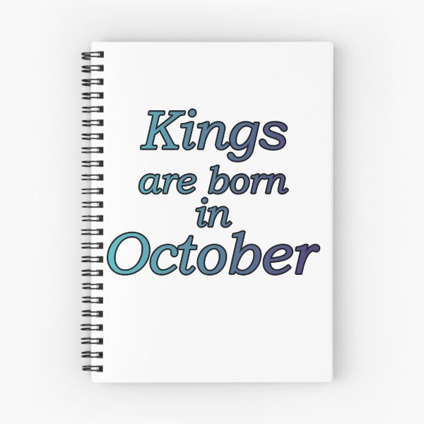 Item preview, Kings are born in October designed and sold by Time For You.