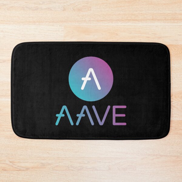 Item preview, Aave AAVE Crypto Altcoin - Clean Vertical Gradient Logo Design with Text Logo designed and sold by CryptoMoods.