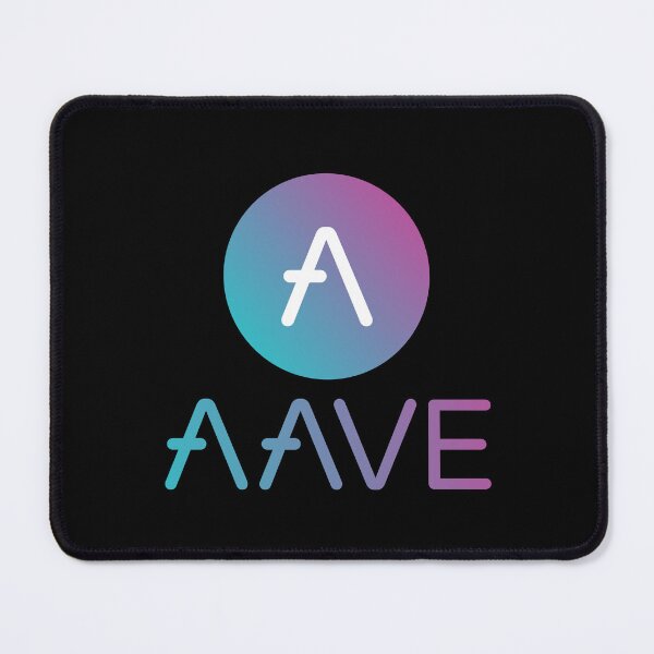 Item preview, Aave AAVE Crypto Altcoin - Clean Vertical Gradient Logo Design with Text Logo designed and sold by CryptoMoods.