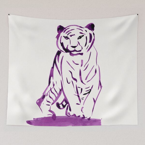 Item preview, Approaching Tiger Purple  designed and sold by Niina  Niskanen.
