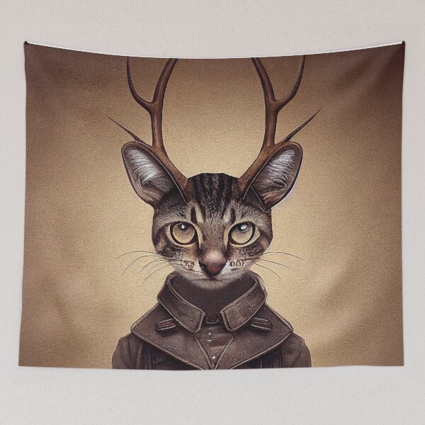 Item preview, Dieselpunk Cats #17: Military Aircraft Mechanic Kitten designed and sold by Åveline Dvorak.