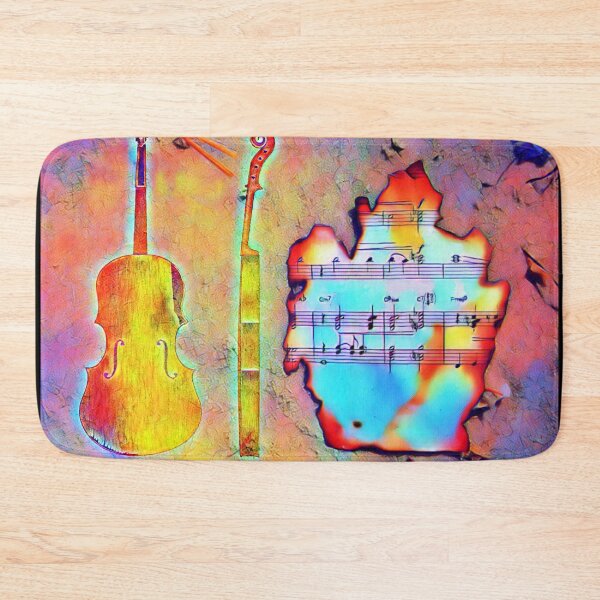 Item preview, Violin and sheet music designed and sold by Artbellachi.