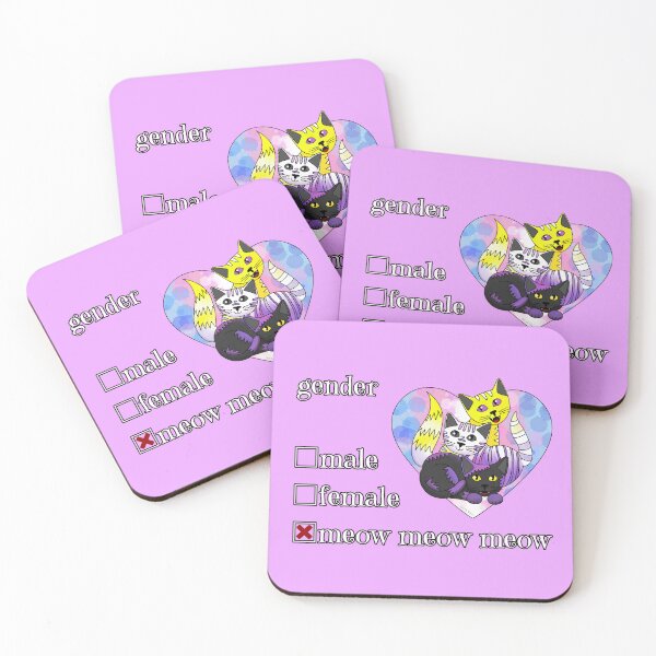 Item preview, My gender is purrfect designed and sold by Art by Veya.