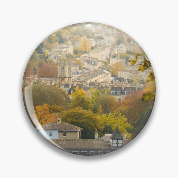 Item preview, Hilly Bath city in Autumn designed and sold by Rowena Ko.