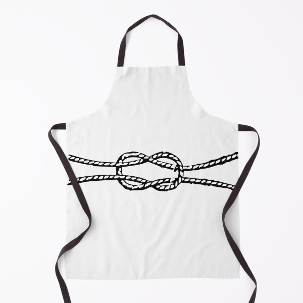 Item preview, Loop to Loop/Reef Knot, Black on White designed and sold by TheTautLine.