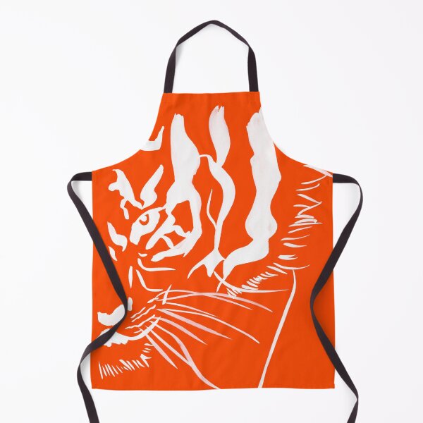Item preview, Eye of the Tiger - Orange & White designed and sold by Niina Niskanen.