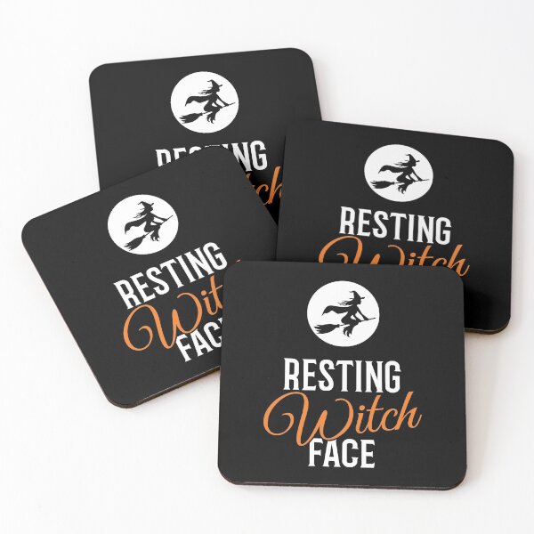Item preview, Resting Witch Face Halloween designed and sold by creativecurly.