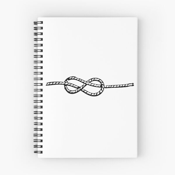 Item preview, Figure 8 Knot, Black on White designed and sold by TheTautLine.