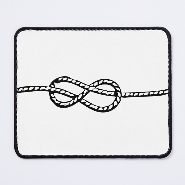 Item preview, Figure 8 Knot, Black on White designed and sold by TheTautLine.