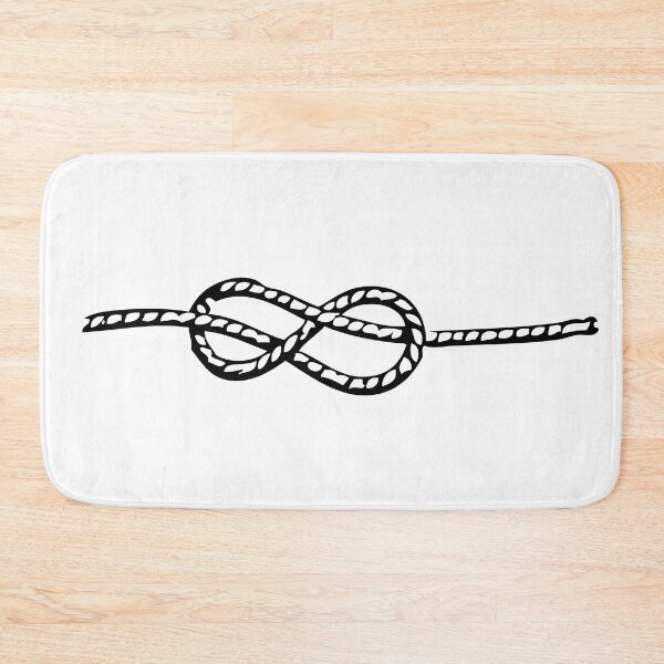 Item preview, Figure 8 Knot, Black on White designed and sold by TheTautLine.