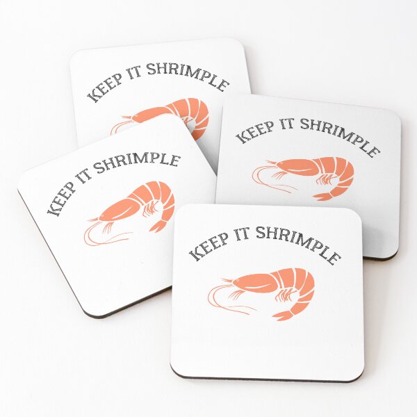 Item preview, Keep it Shrimple ! Shellfish, Shrimp Seafood Lovers designed and sold by Raiko-art.